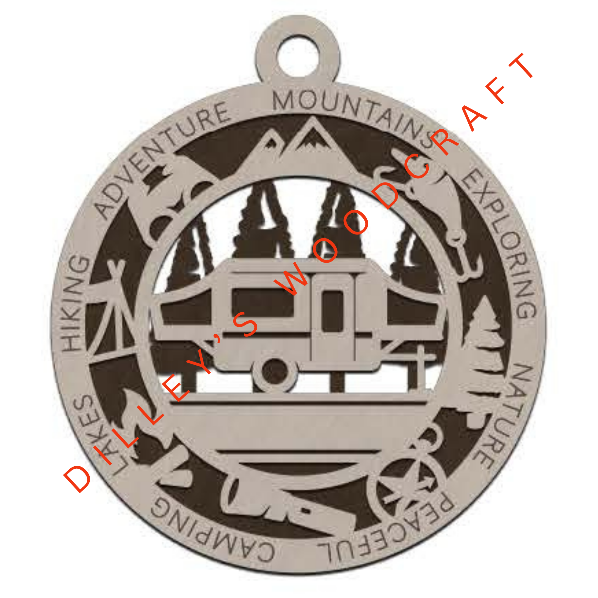 The Great Explorer Ornaments - Tent Camper
