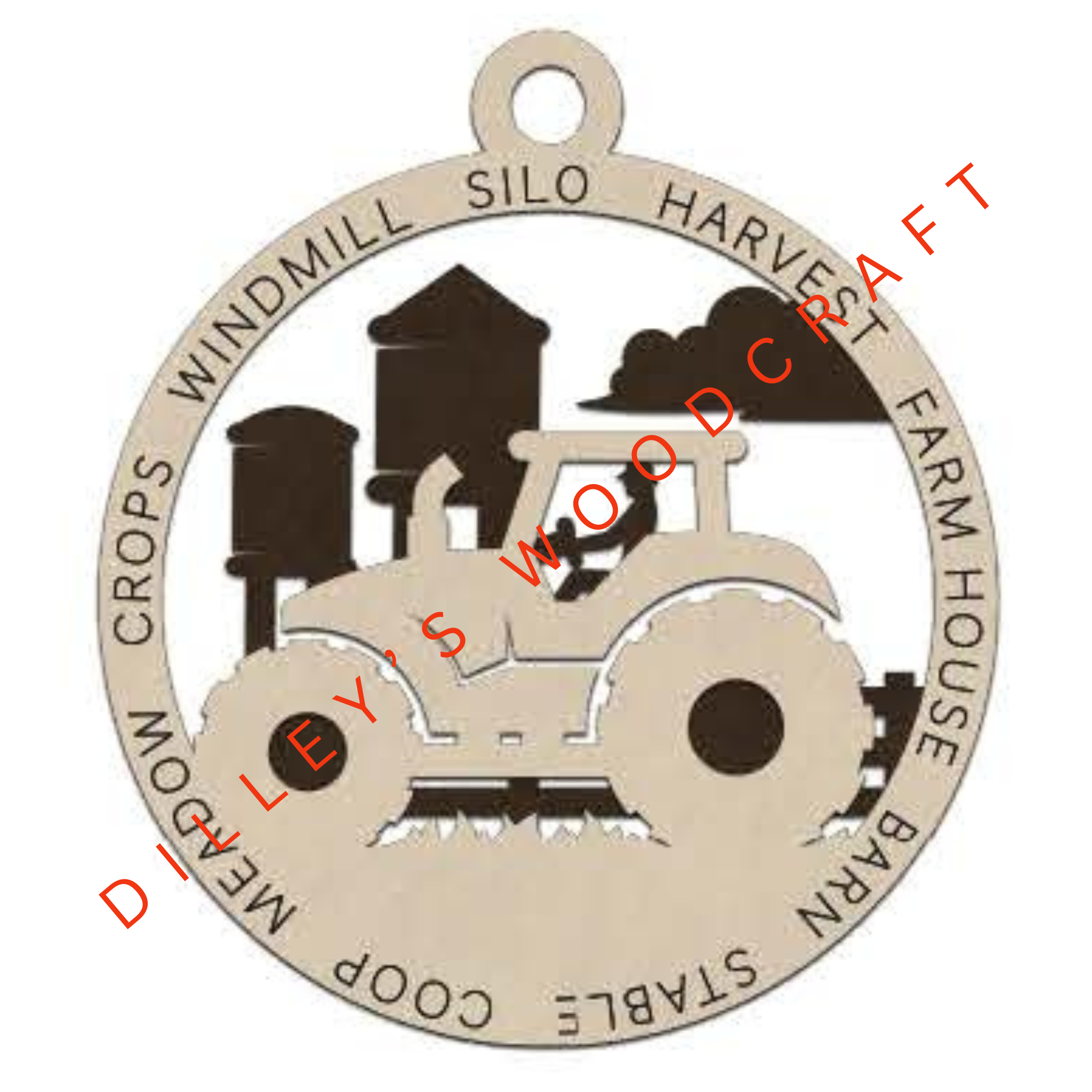 Farm Fresh Ornaments - Tractor