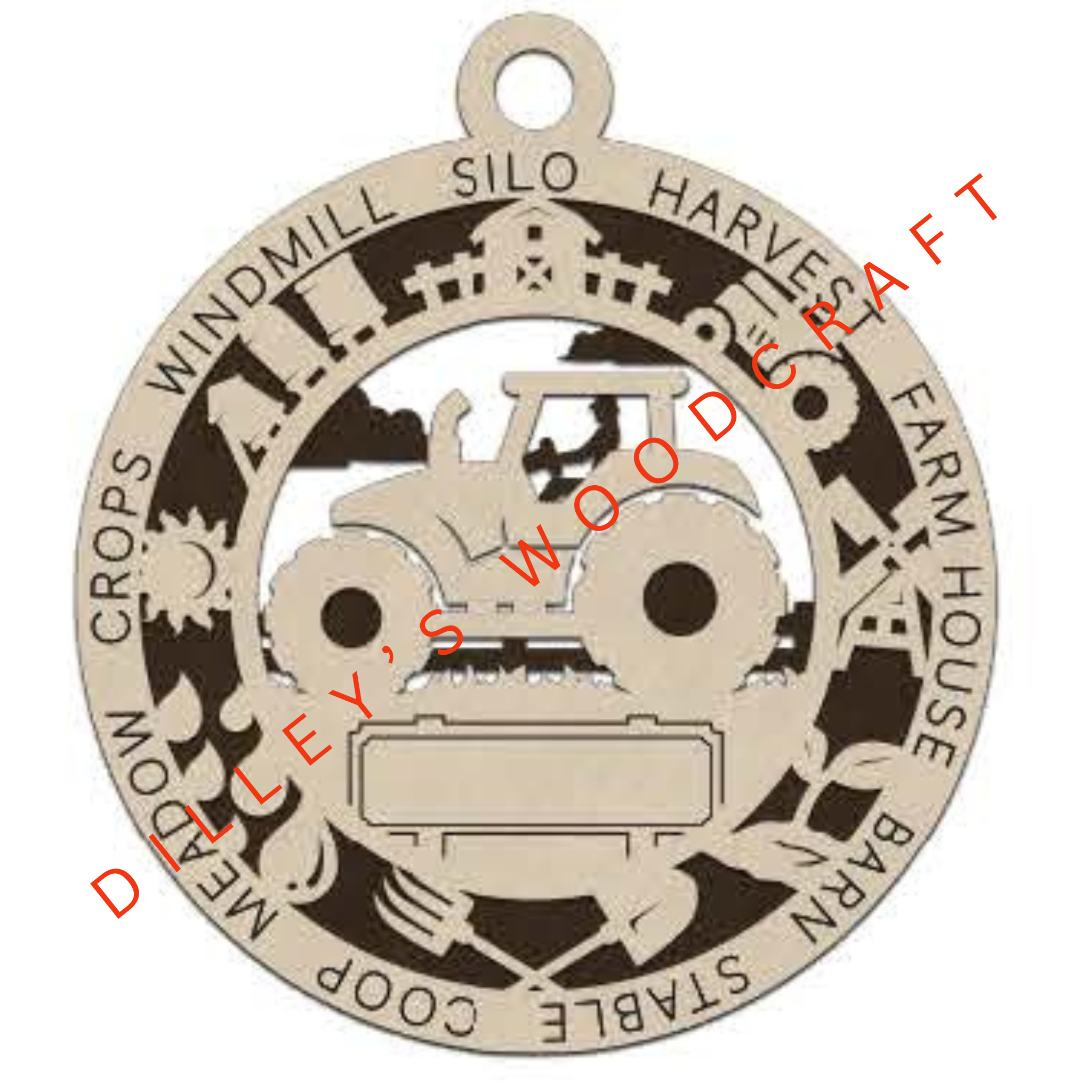 Farm Fresh Ornaments - Tractor