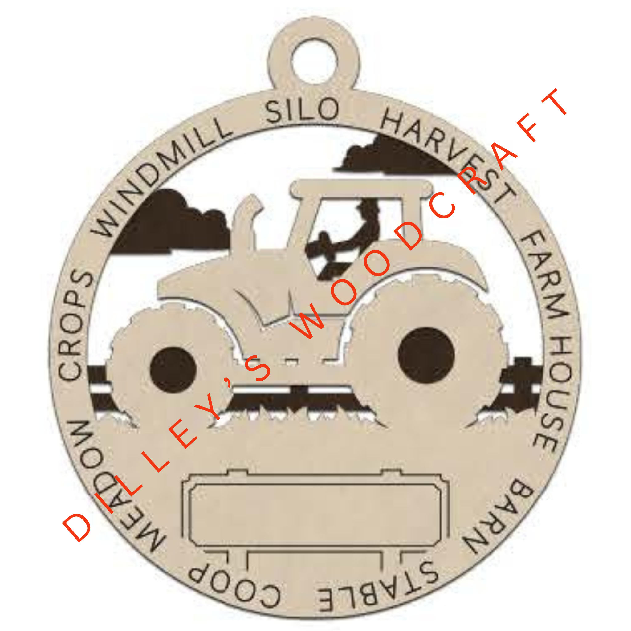 Farm Fresh Ornaments - Tractor