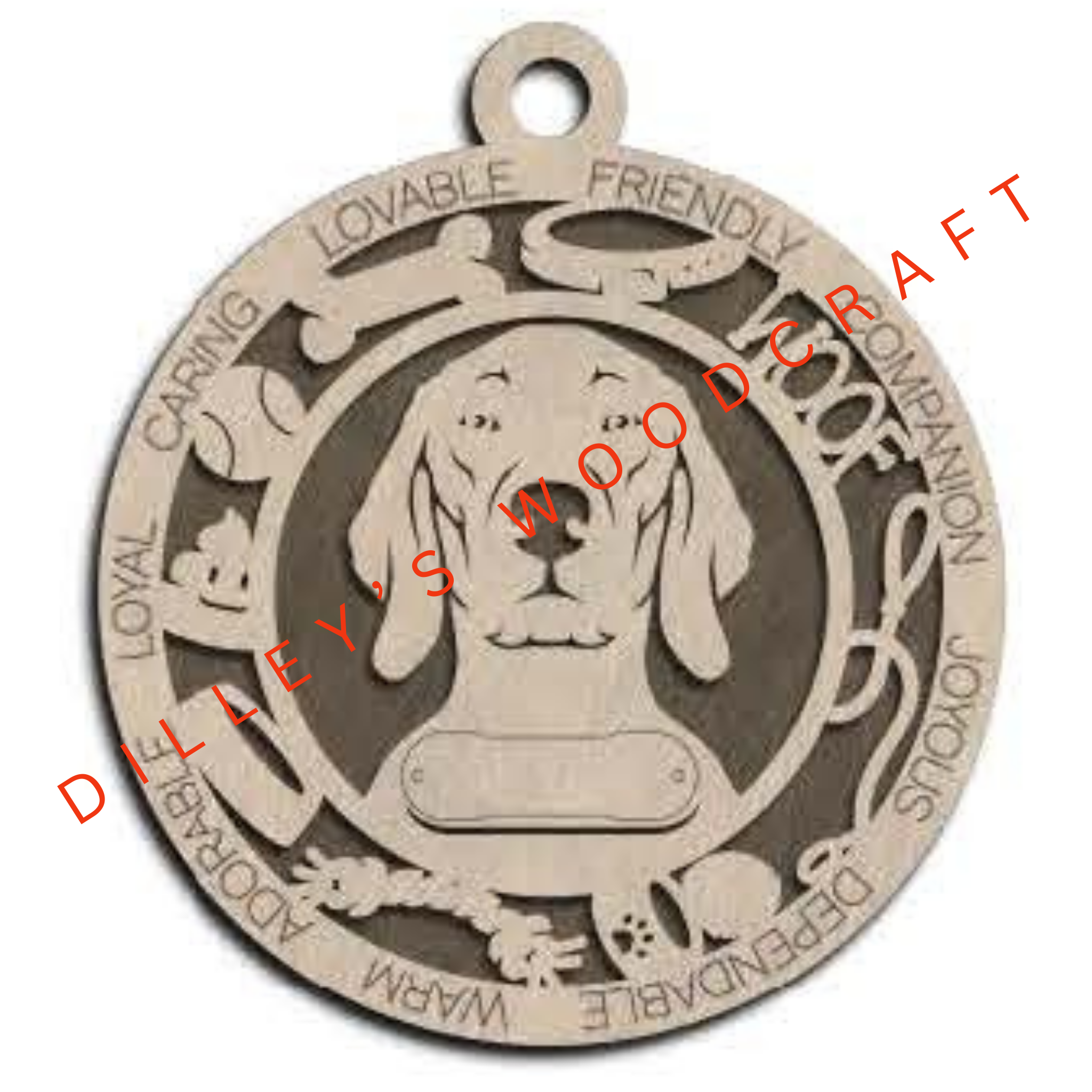Dog Ornament Friendly - Viszla