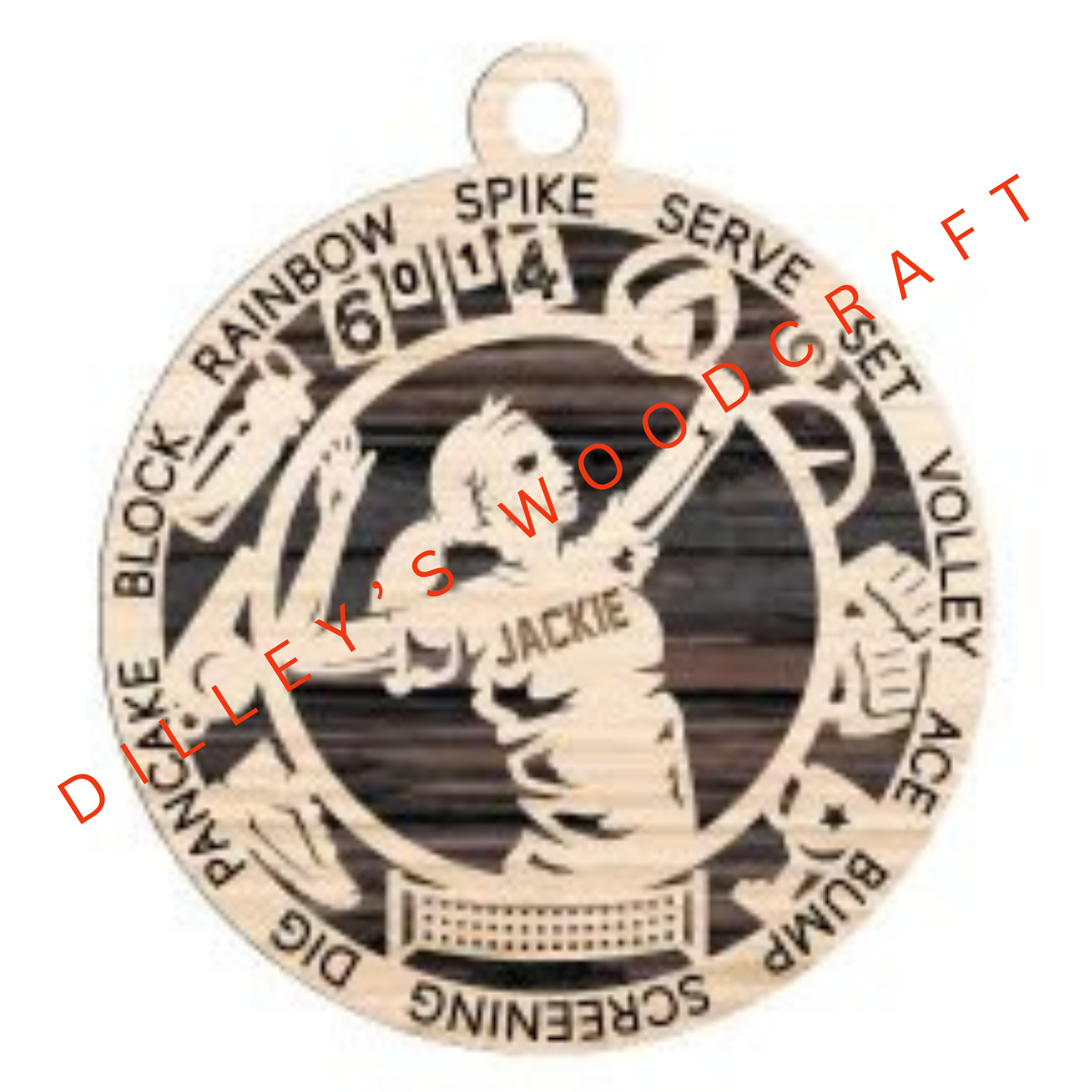 Stadium Series Ornament - Volleyball (Female)