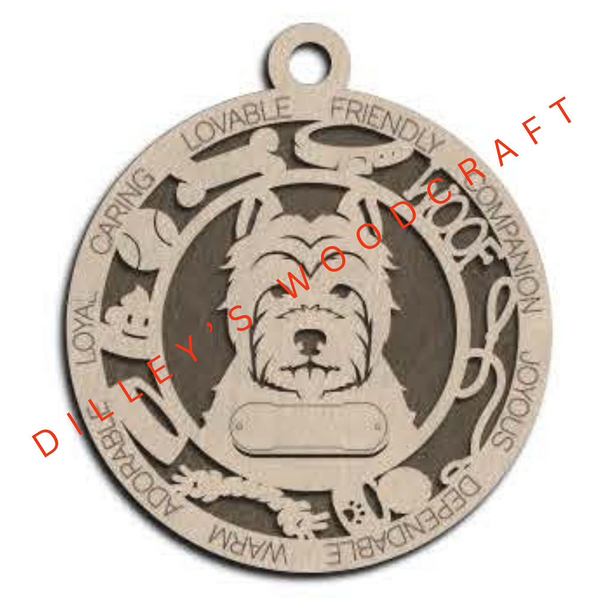 Dog Ornament Friendly - West Highland Terrier