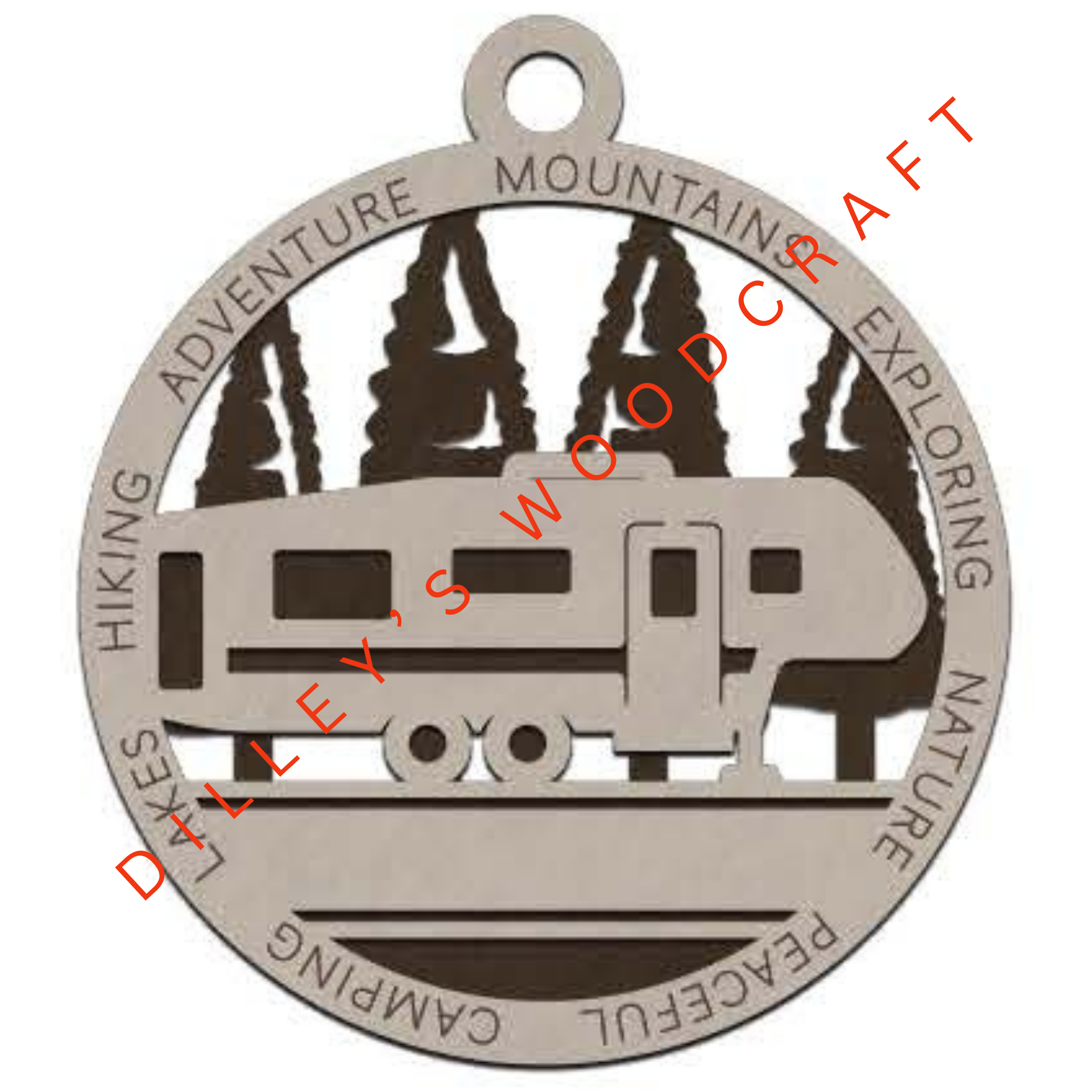 The Great Explorer Ornaments - Fifth Wheel