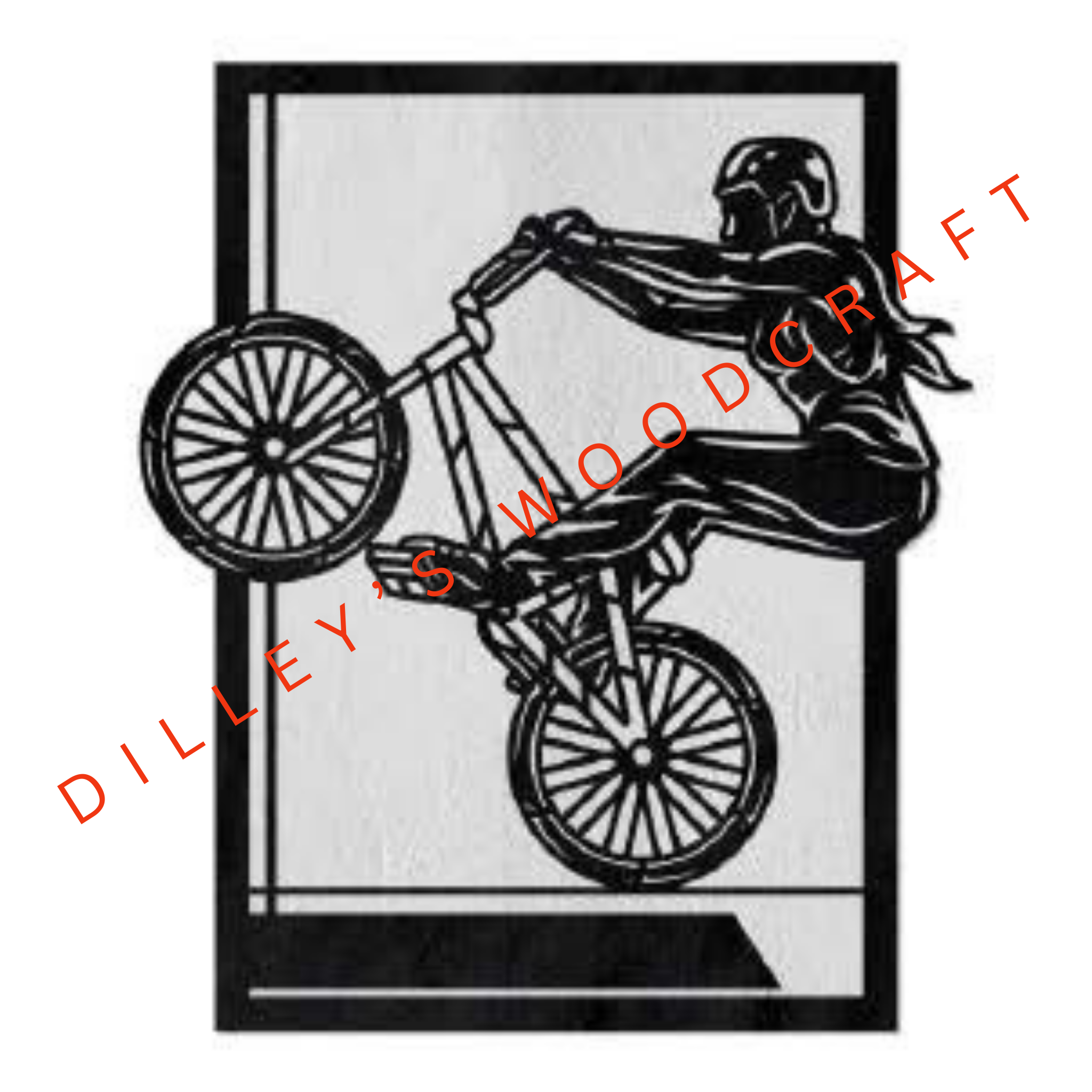 Sports Plaques - Female BMX