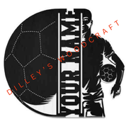 Sports Plaques - Soccer Player and Ball