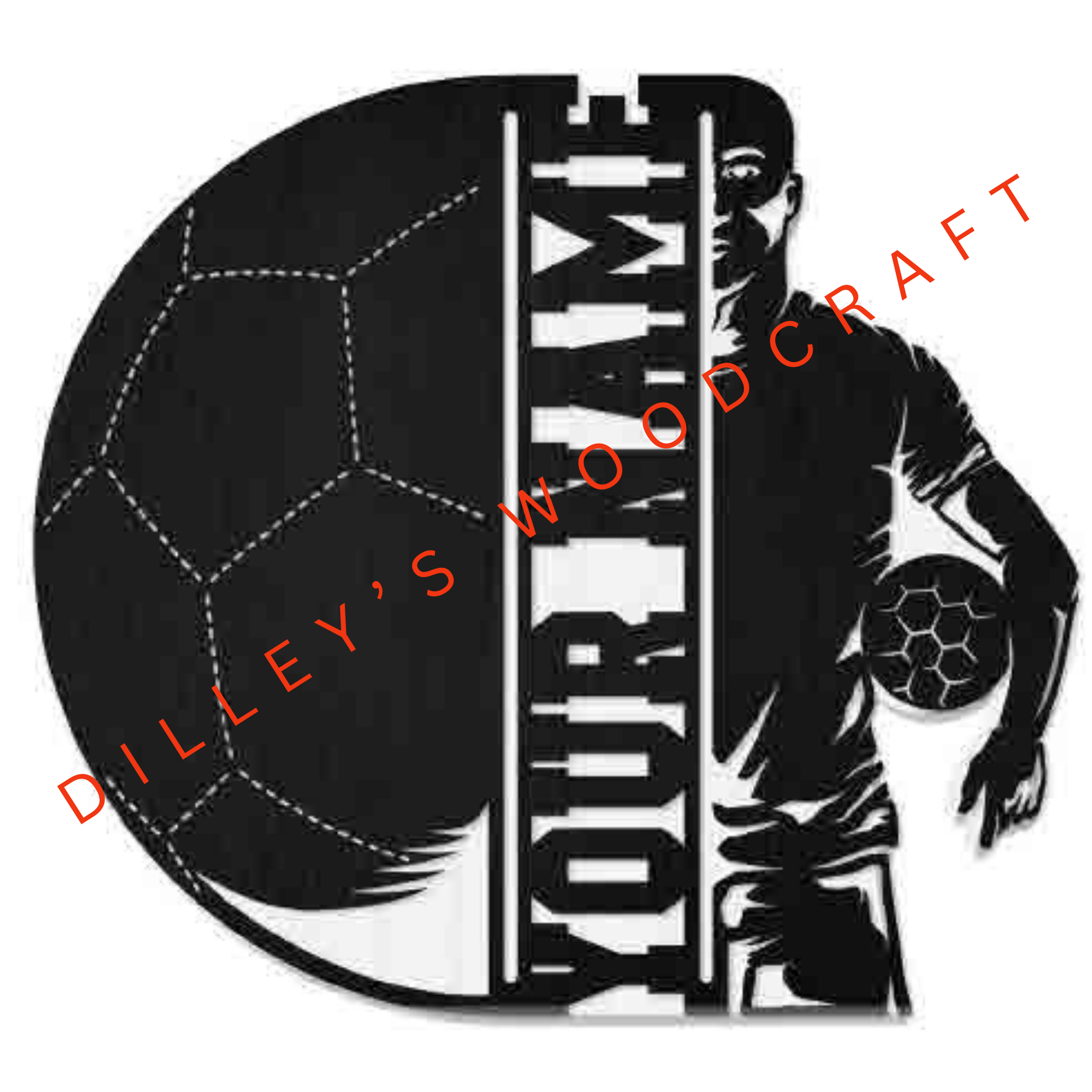 Sports Plaques - Soccer Player and Ball