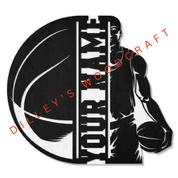 Sports Plaques - Basketball and Player