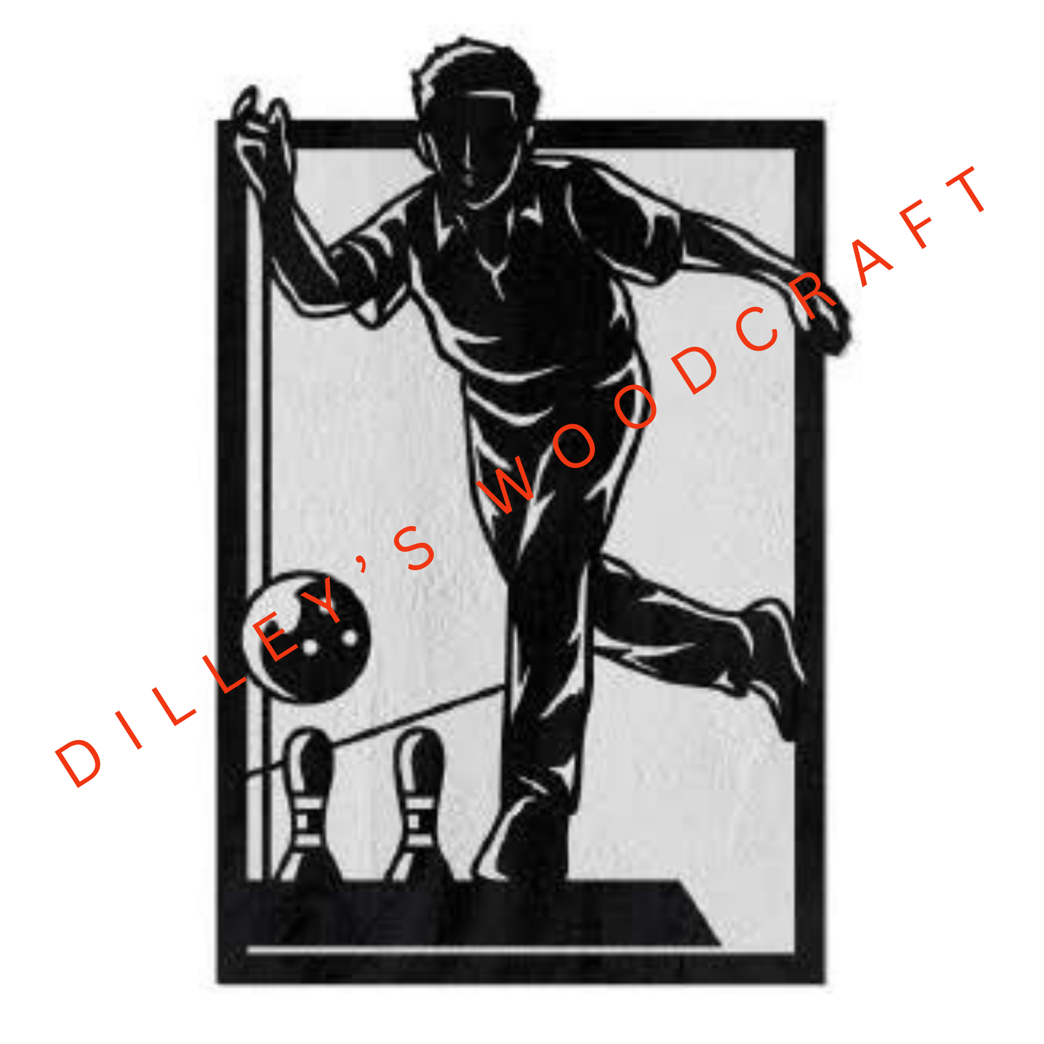 Sports Plaques - Male Bowling