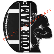 Sports Plaques - Football and Player
