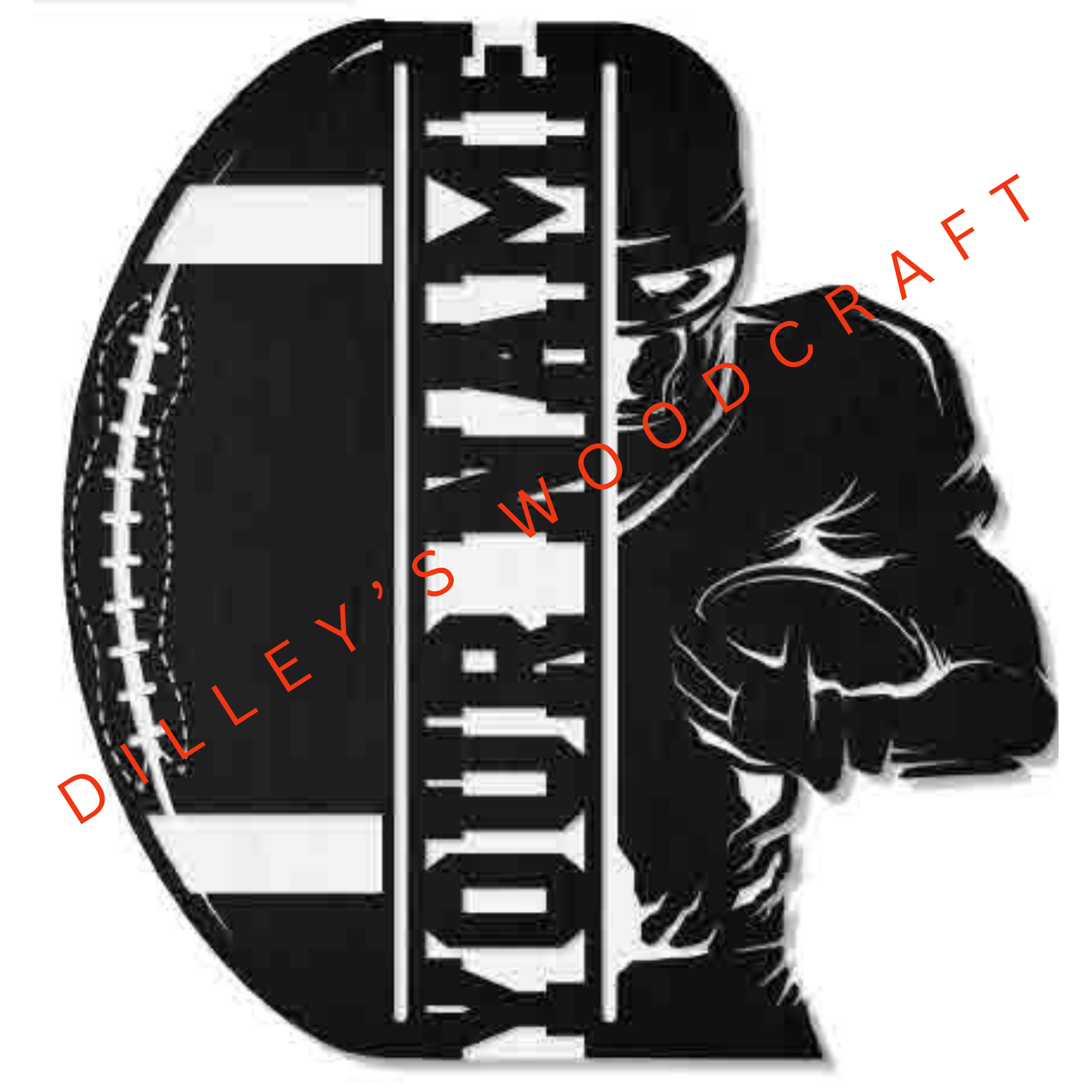 Sports Plaques - Football and Player