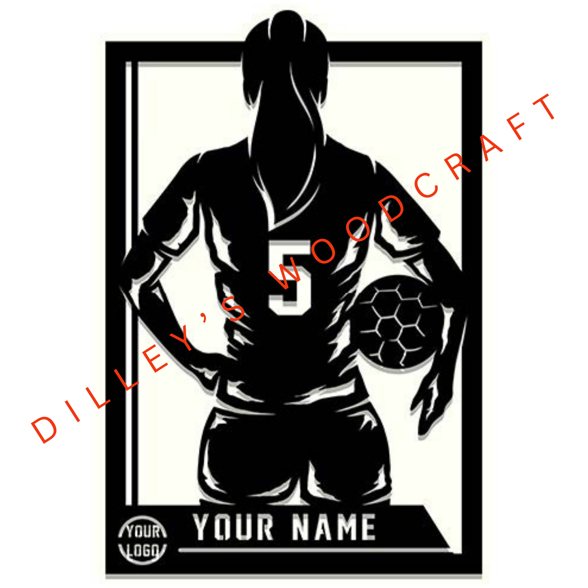 Sports Plaques - Female Soccer