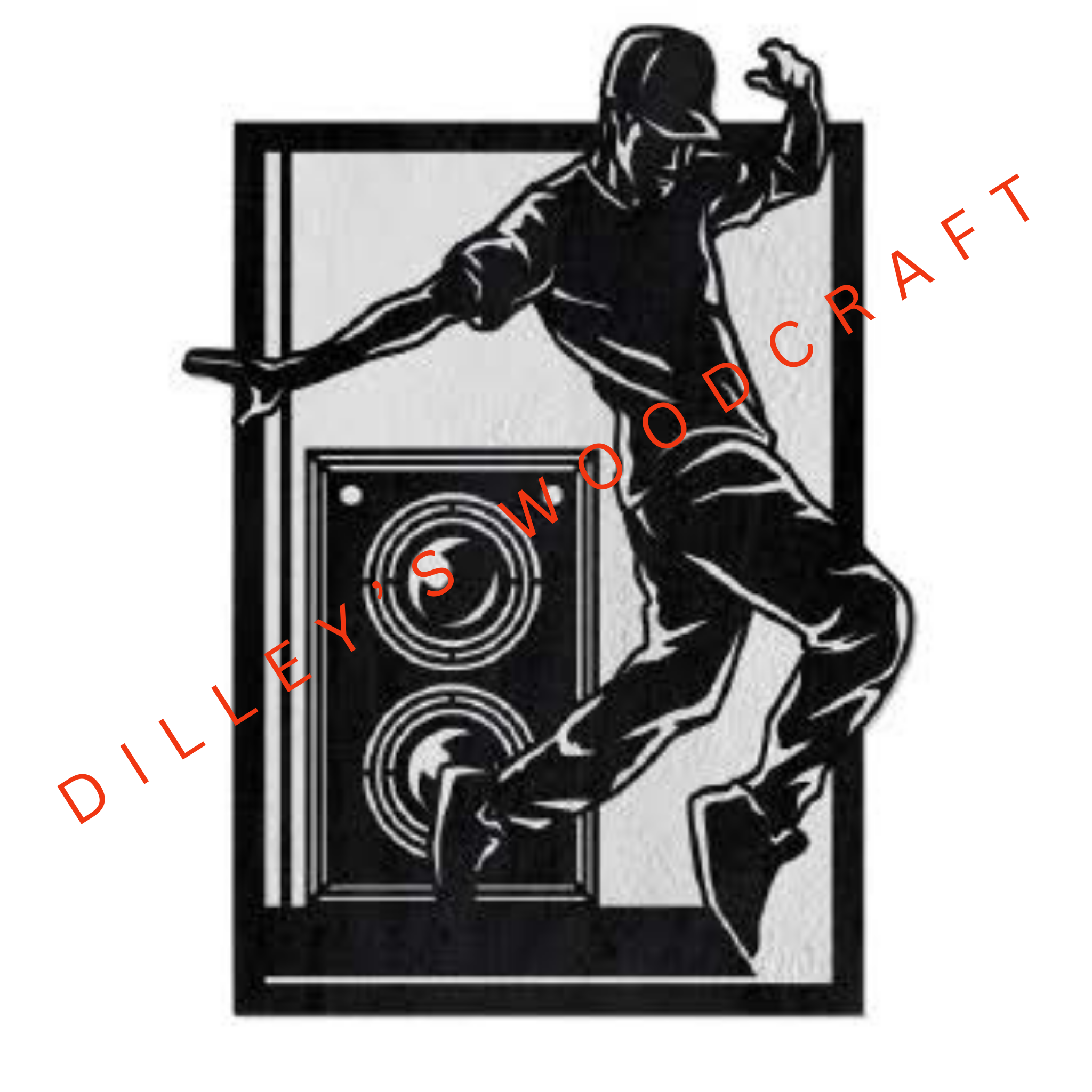 Sports Plaques - Male Street Dancer