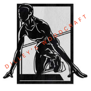 Sports Plaques - Female Track and Field (Starting)