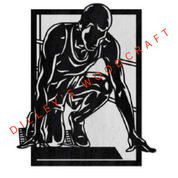 Sports Plaques - Male Track and Field (Starting)