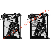 Sports Plaques - Male Track and Field (Action)