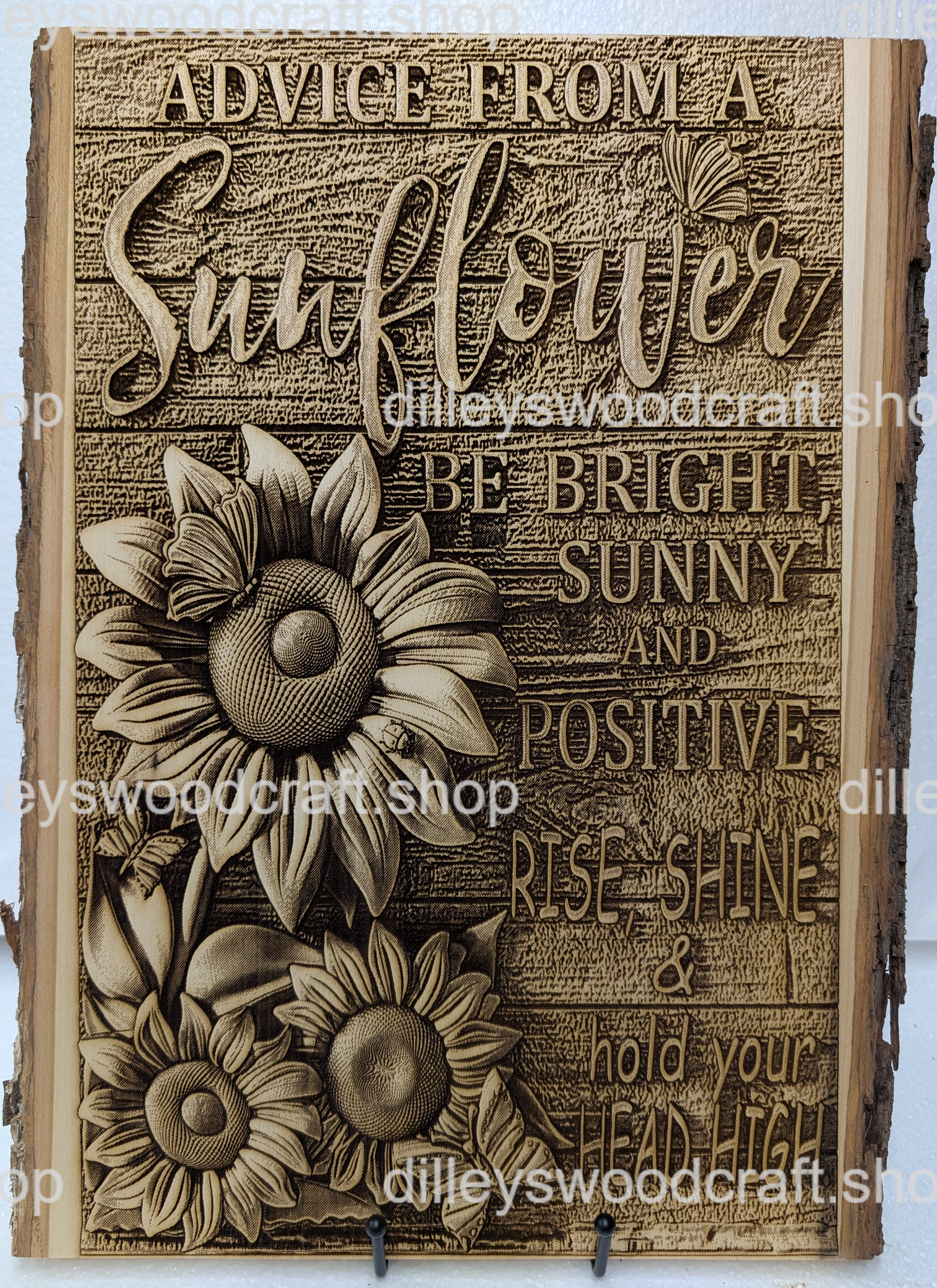 Sunflower Engraving Board