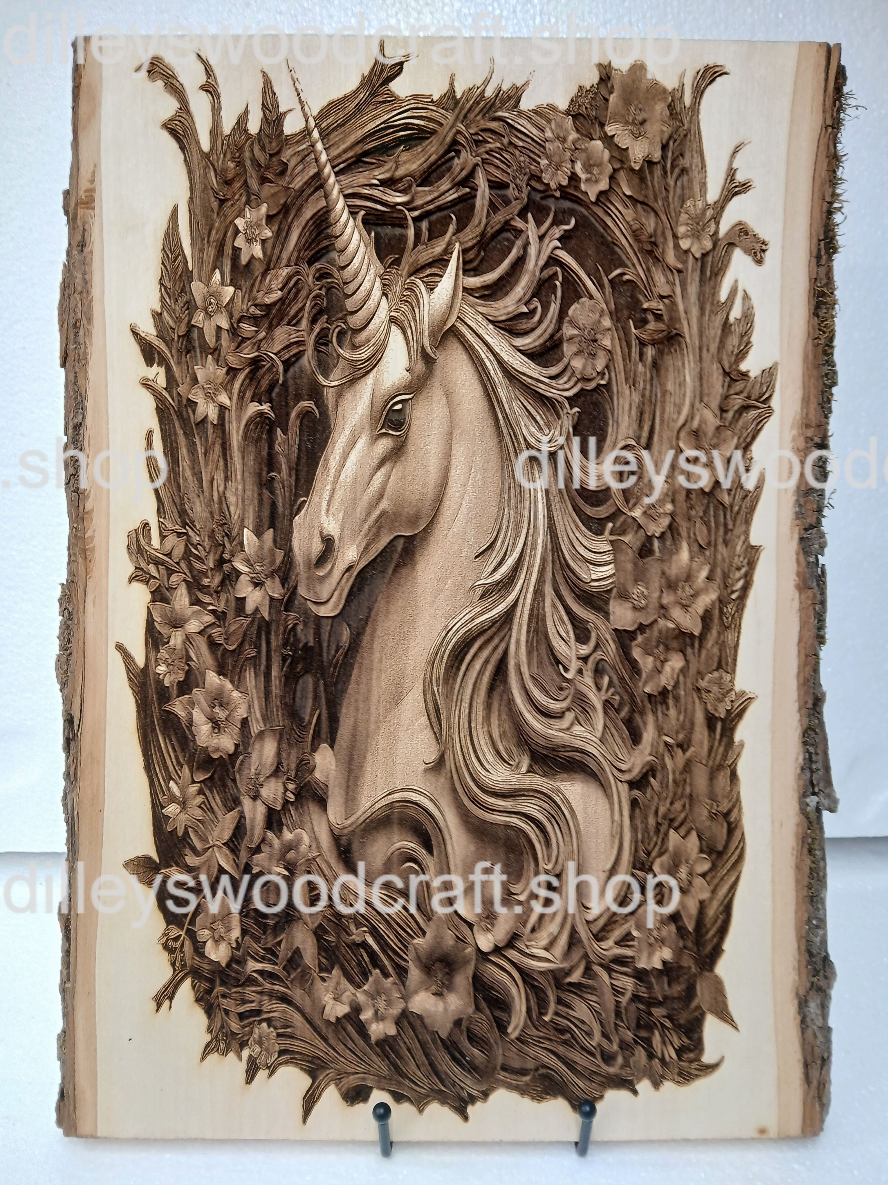 Unicorn Engraving