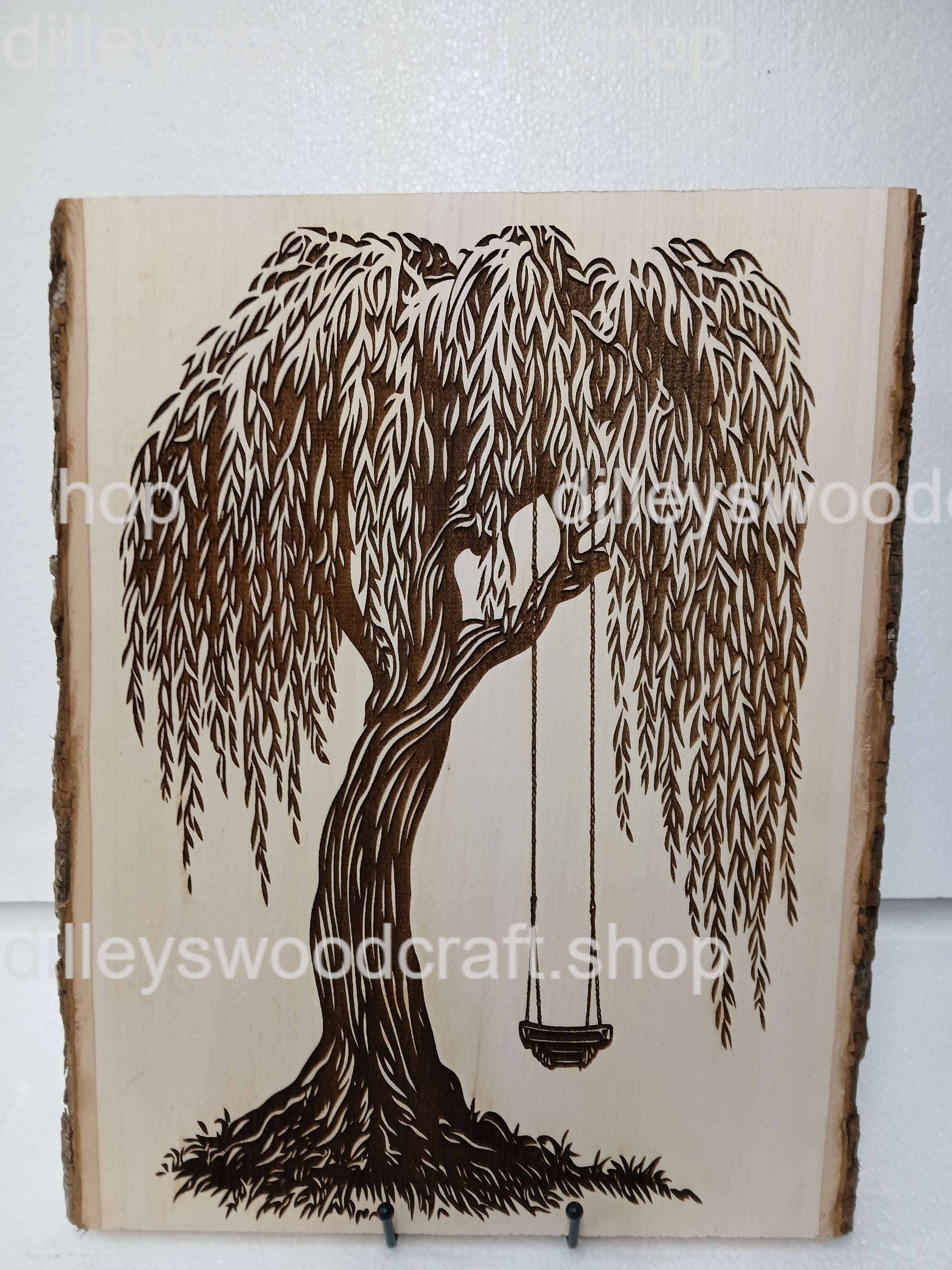 Willow Tree Engraving