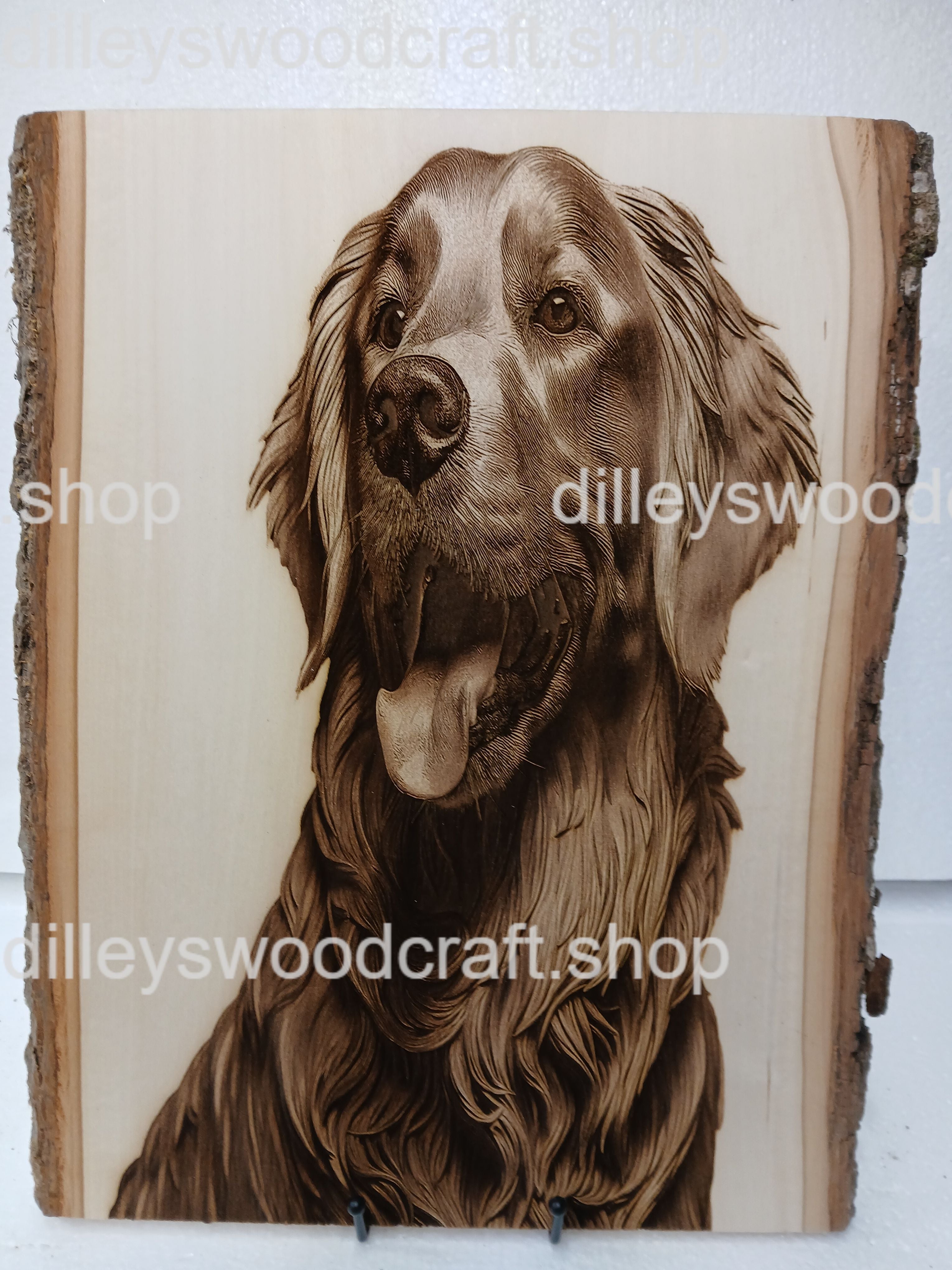 Golden Retriever Engraving Board
