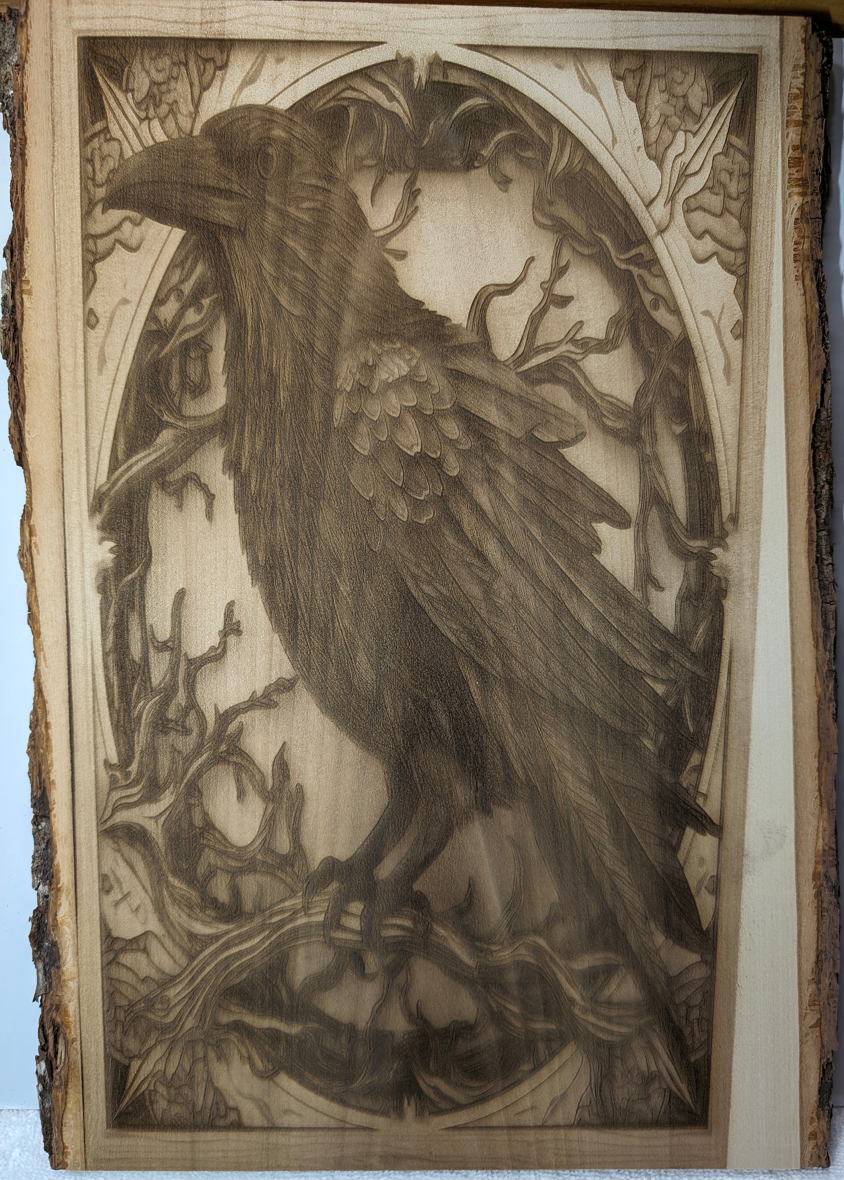 Crow Engraving Board