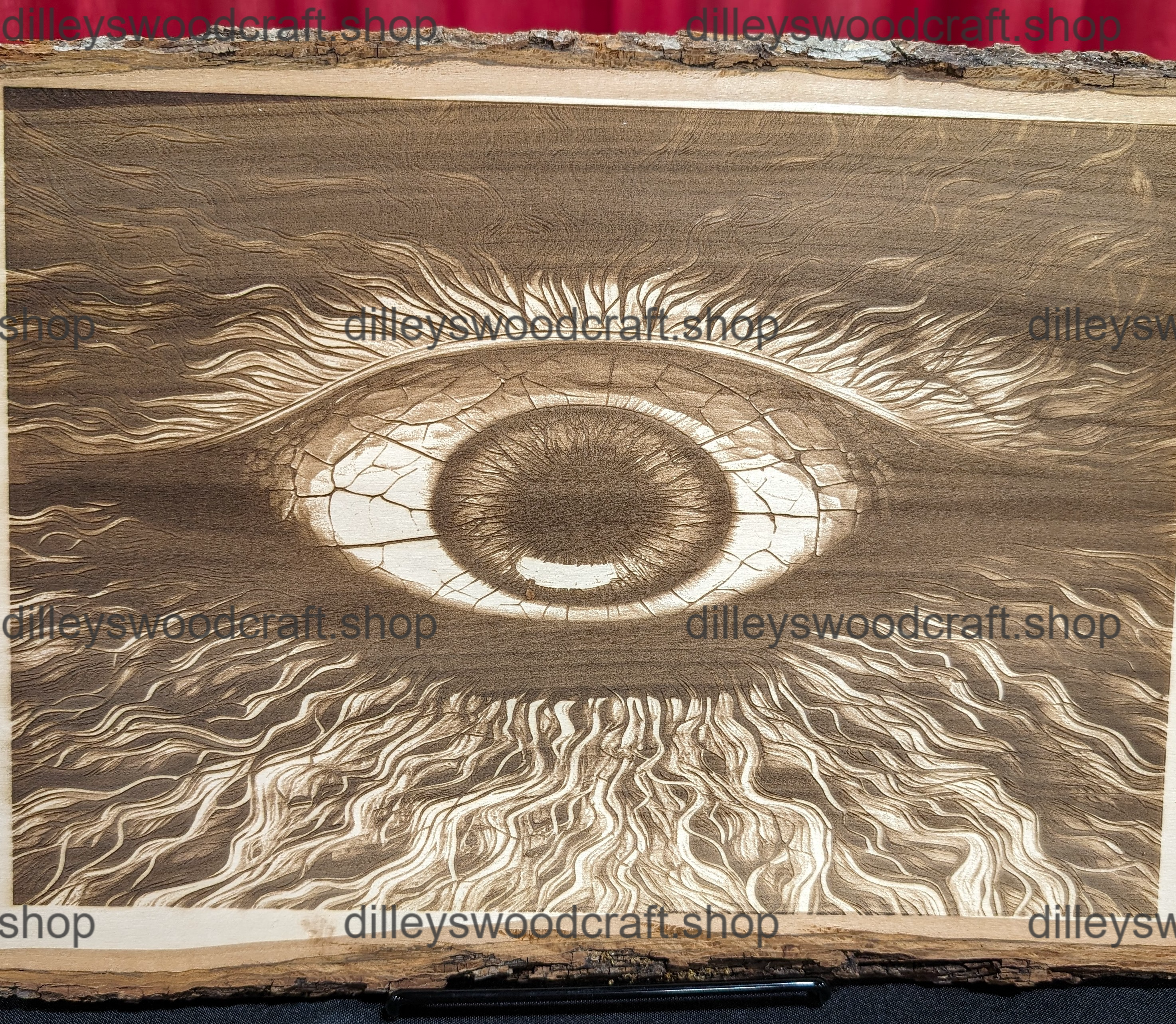 Furry Eyeball Engraving Board