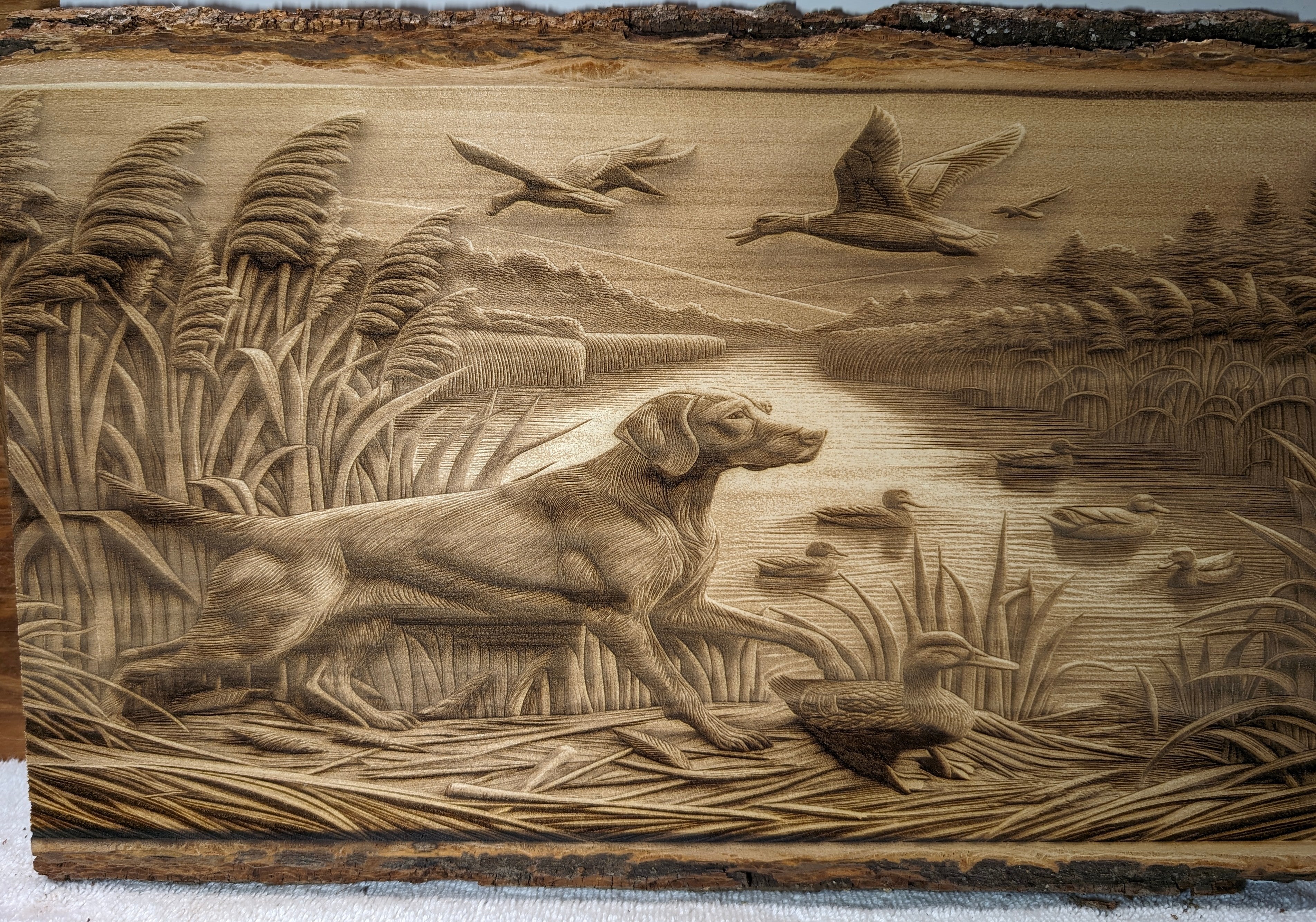 Hunting Dog Engraving Board
