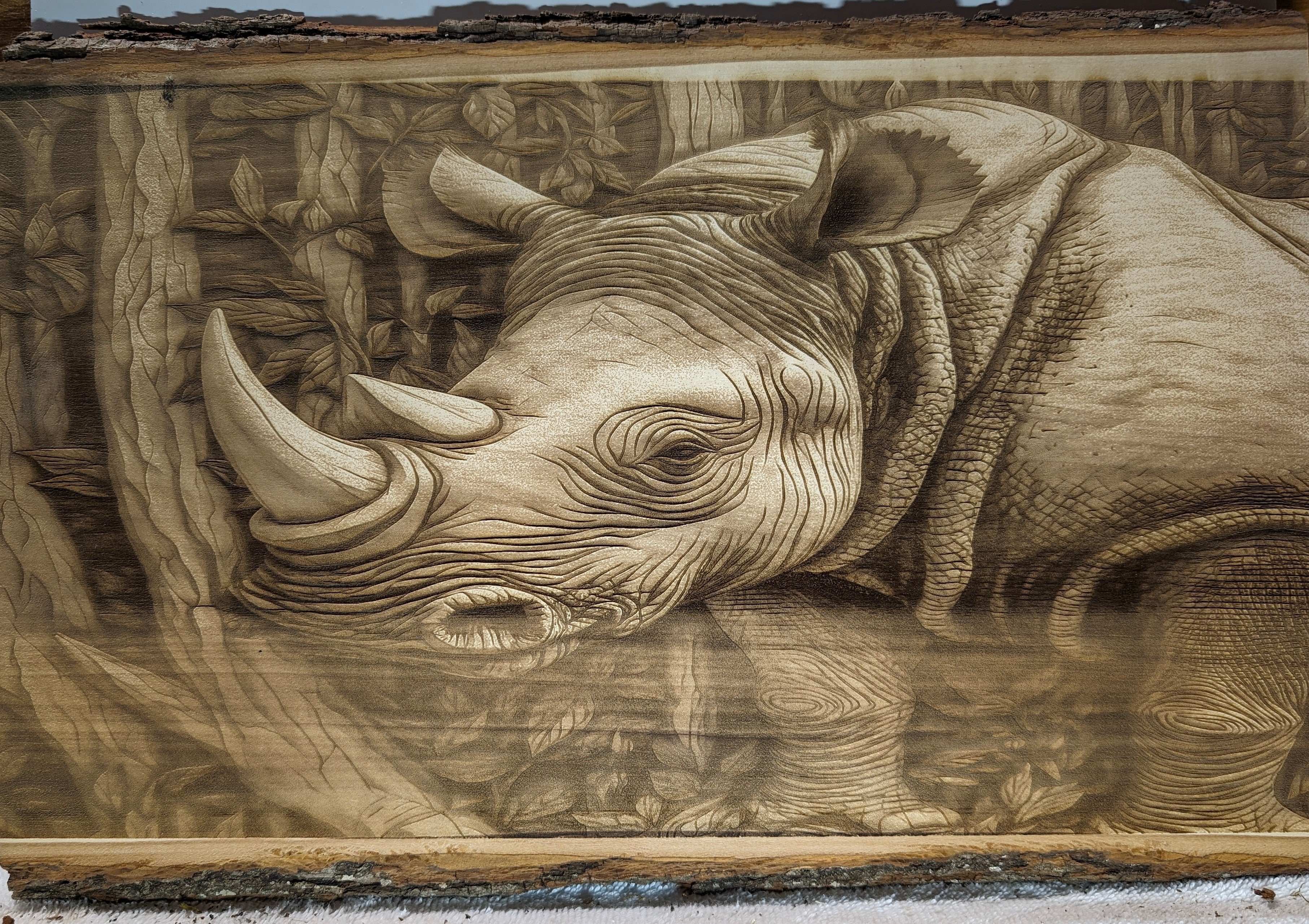 Rhino Rectangle Engraving Board