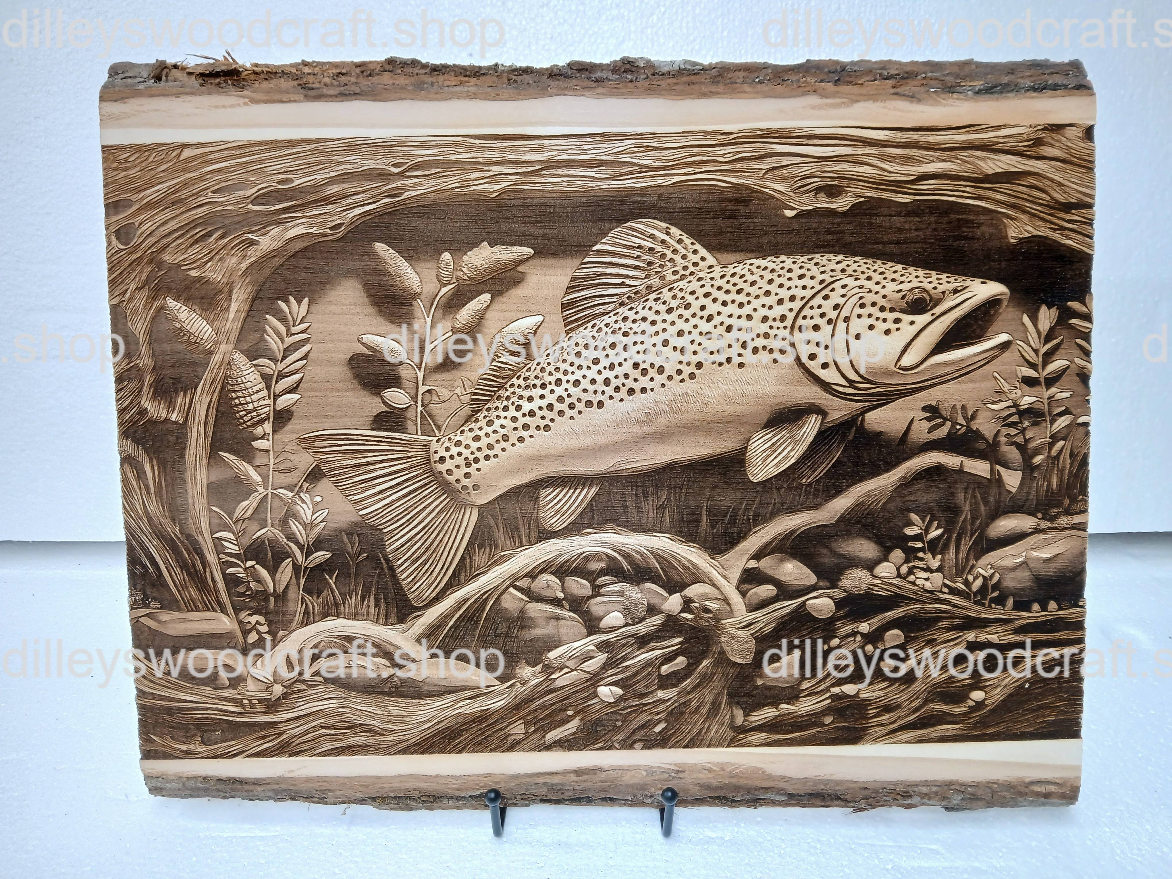 Trout Engraving Board